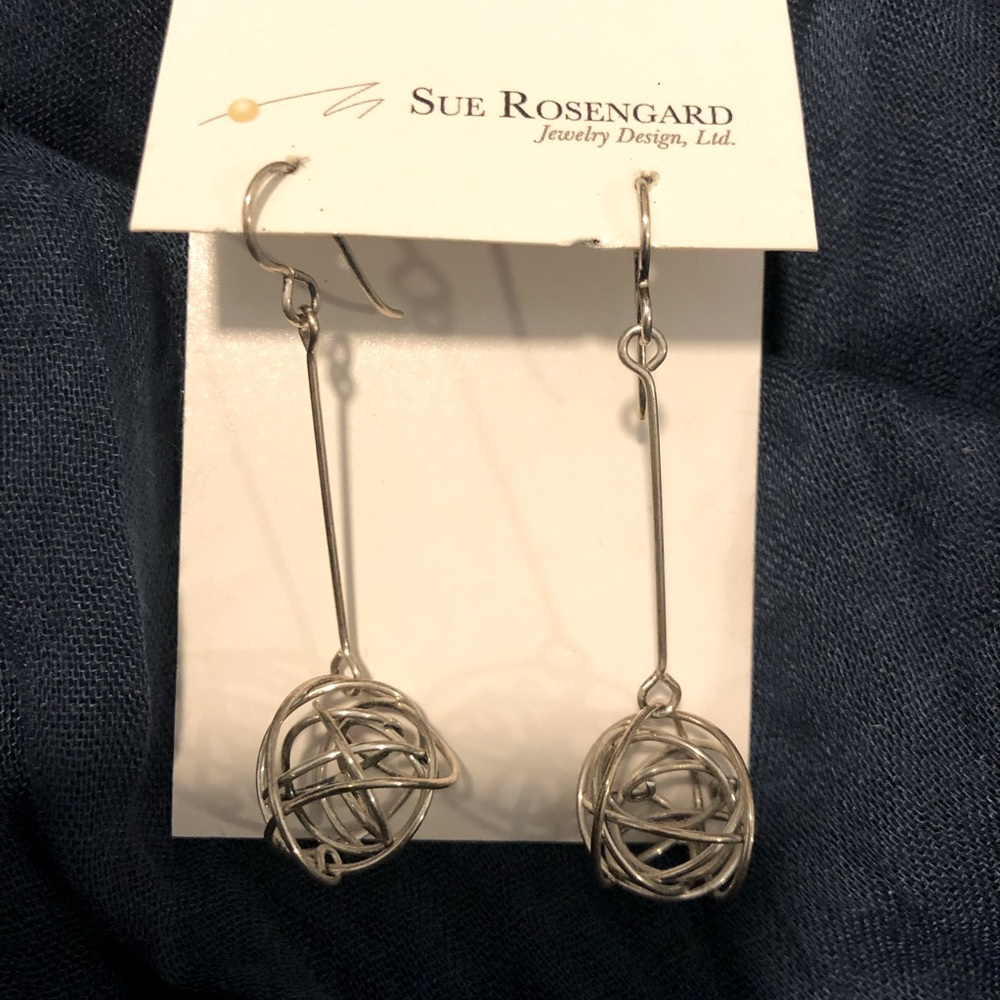 NEW Silver ball earrings